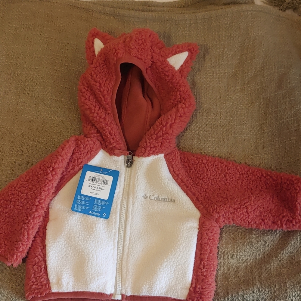 Fox hooded fleece Jacket